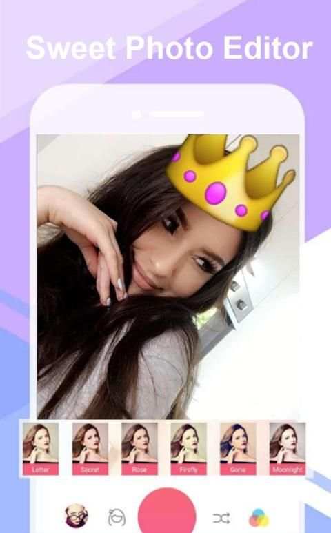 Sweet Selfie & Filtre Camera & Beauty Camera 2018 screenshot 2
