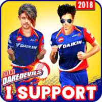 IPL Photo Editor & Frames Delhi Daredevils