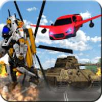 Helicopter Transformation Robot - Flying Robot Car