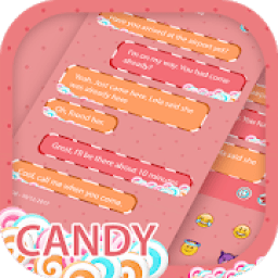 ikon Candy SMS Theme – Message Style Candyland