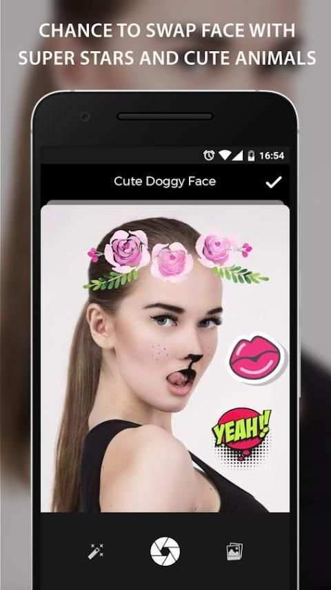 Animal face sticker photo editor screenshot 5