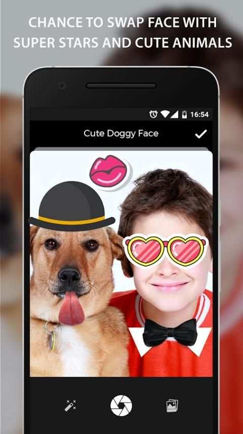 Animal face sticker photo editor screenshot 2
