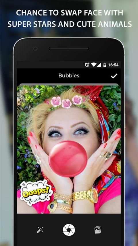 Animal face sticker photo editor screenshot 1