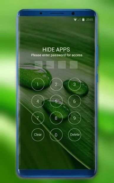 Theme for Nokia X Phone Mi 8 Pro green water drop screenshot 2