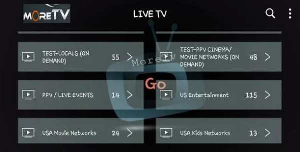 MoreTv Go screenshot 2