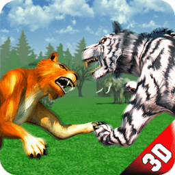 ikon Big Cat Fighting Simulator 2018: Angry Wild Beasts