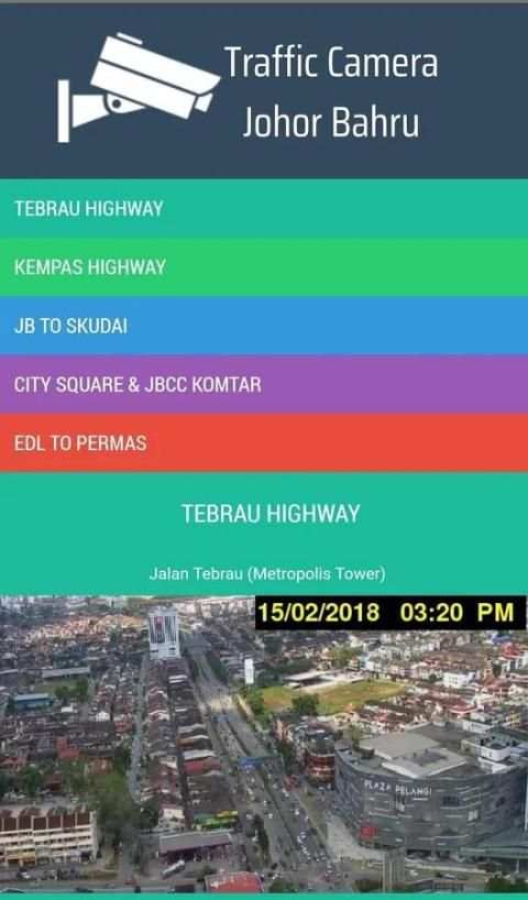 MBJB Johor Traffic Cameras screenshot 1
