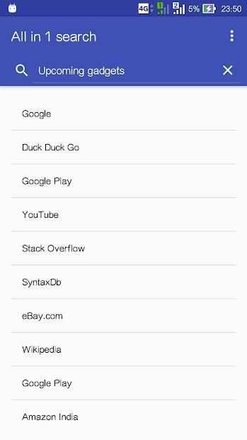All in 1 Search screenshot 6