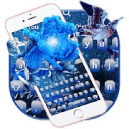 Flower Starry Sky Keyboard 10001006