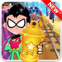 Brave Teen Titans - Go Adventure Runner Robin