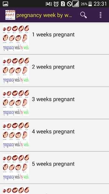 pregnancy week by week स्क्रीनशॉट 6
