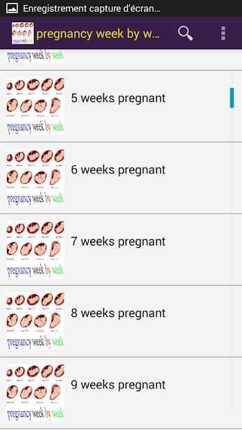 pregnancy week by week स्क्रीनशॉट 3