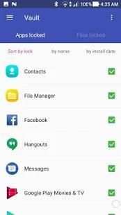 Vault - Lock Apps ,Encrypt Files (Free/NoRoot/2MB) स्क्रीनशॉट 2