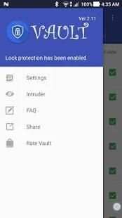 Vault - Lock Apps ,Encrypt Files (Free/NoRoot/2MB) स्क्रीनशॉट 1
