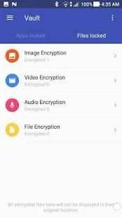 Vault - Lock Apps ,Encrypt Files (Free/NoRoot/2MB) स्क्रीनशॉट 3