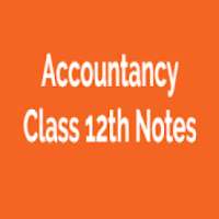 Class 12th Accountancy Notes