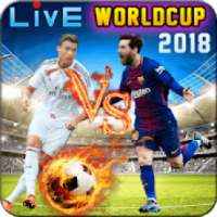 Messi vs Ronaldo Football World Cup 2018 Edition logo