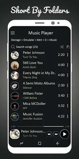 Music Player स्क्रीनशॉट 4