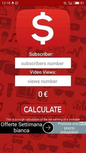 Youtubers Earnings Calculator - Official screenshot 2