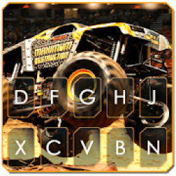 Racing Monster Track Keyboard Theme आइकन