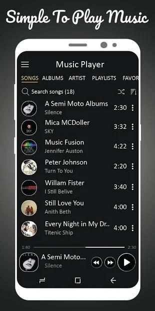 Music Player स्क्रीनशॉट 1