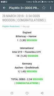 PlayWin 2+ ODDS TIPS screenshot 2