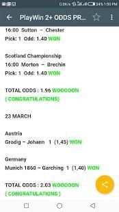 PlayWin 2+ ODDS TIPS screenshot 3