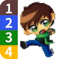 Color by Number - Ben 10 Pixel Art