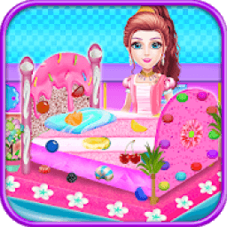 Princess Doll Bed Cake Maker Chef icon