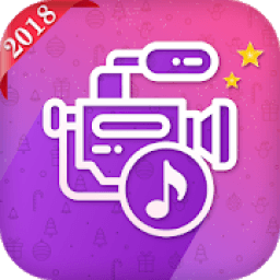 Video Maker Photos With Song &amp; Video Audio Editor أيقونة