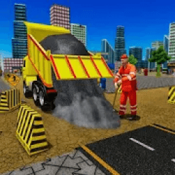 Real City Construction Road Builder Free icon