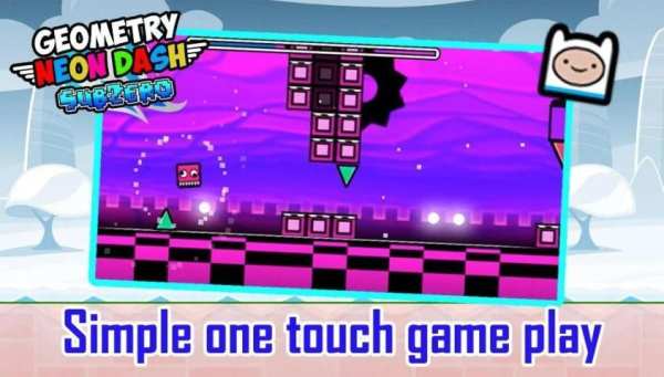 Geometry Neon Run & Dash Subzero screenshot 1