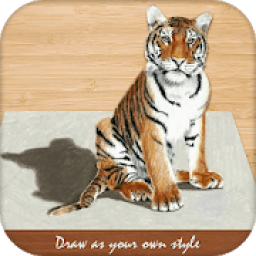 Learn to Draw 3D आइकन