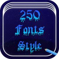250 Font Style on 9Apps