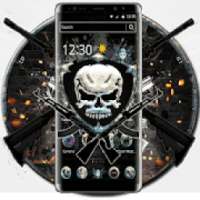 Skull Gun Cool Theme on 9Apps