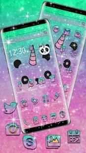 Tema Galaxy Panda Anime screenshot 3
