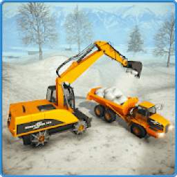 Snow Plow Heavy Excavator Sim