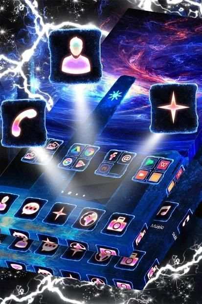 Mystic Planet Launcher Theme screenshot 2