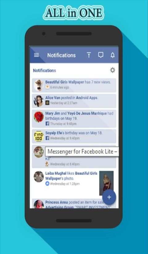 lite fb Mini Messenger screenshot 2
