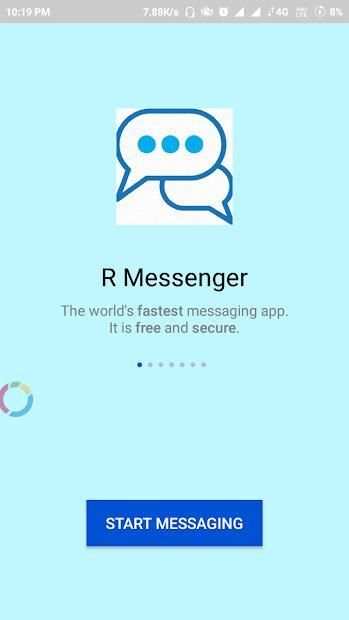 R Messenger स्क्रीनशॉट 1