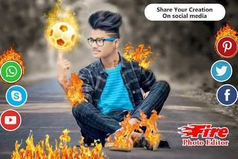 Fire Photo Editor - Background Changer स्क्रीनशॉट 21