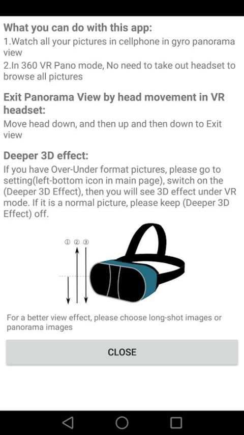 VR Panorama 2D3D Gallery Viewer Free screenshot 2