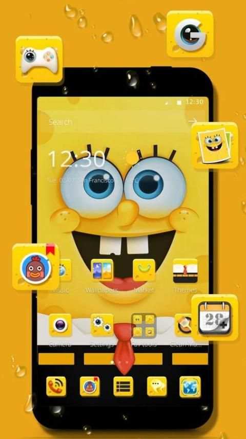 Spongebob wallpaper theme screenshot 2