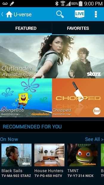 AT&T U-verse स्क्रीनशॉट 2