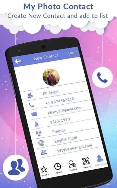 Photo Contacts स्क्रीनशॉट 2