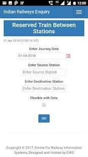 Indian Railway - Passenger Reservation Enquiry screenshot 4