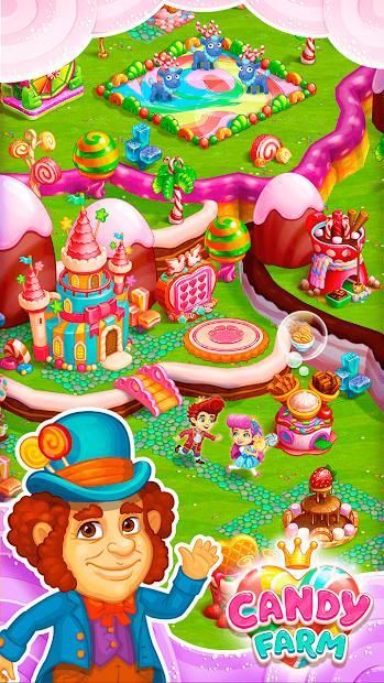 Candy Farm: Magic cake town & cookie dragon story स्क्रीनशॉट 6