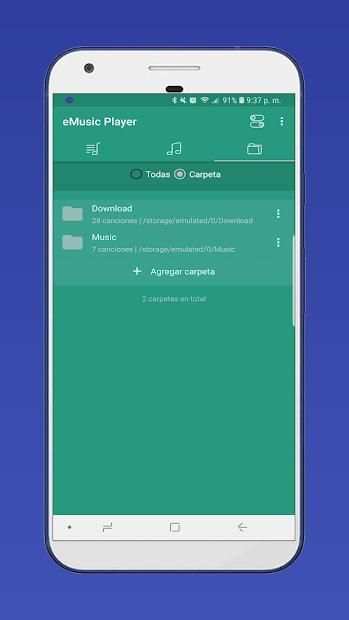 Music Player; eMusic Reproductor de mp3 screenshot 5
