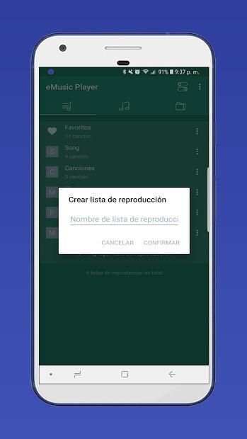 Music Player; eMusic Reproductor de mp3 screenshot 7