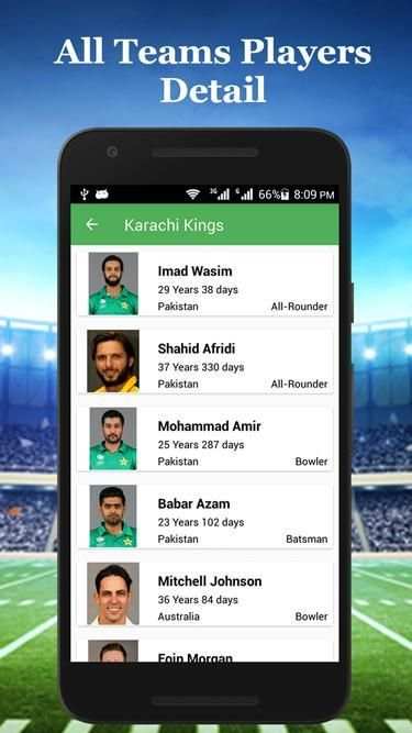 Cricket Junoon: PSL Watch Live Matches, Highlights screenshot 2